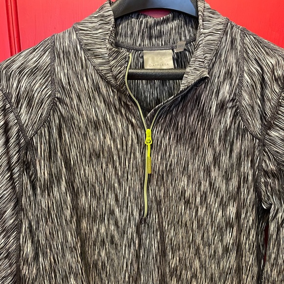 Athleta half zip heather grey pullover - Picture 2 of 8